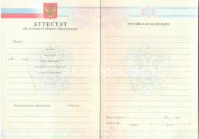 Аттестат за 9 класс 2007-2010 в Каменске-Уральском