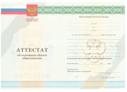Аттестат за 9 класс 2011-2012 в Каменске-Уральском